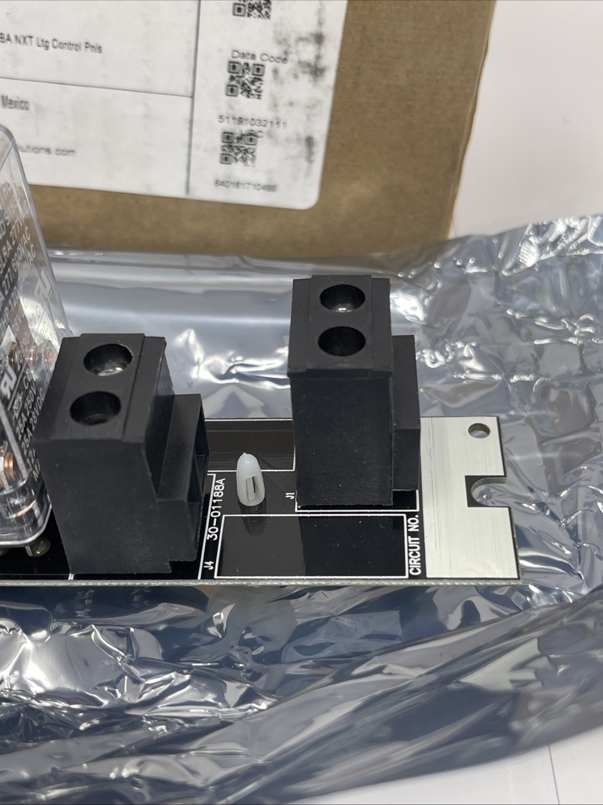 Hubbell NX NXR-TN NXT Relay, 20A/2P Electrically Held for HBA NXT Control Panels