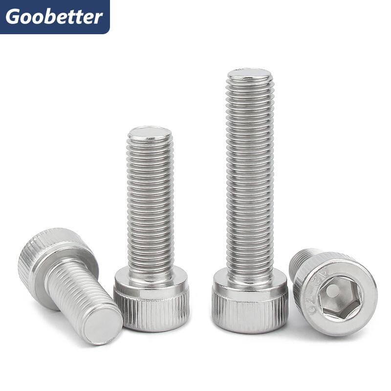 Socket Head Cap Screws Hex Allen Bolts Fine Thread A2 Stainless Steel DIN912