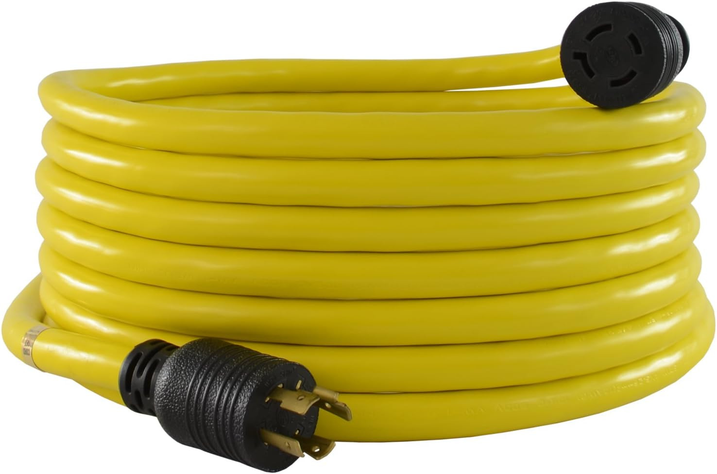 Conntek 20592 Extra-Heavy Duty L14-20 Generator Cord Yellow 50 – Feet