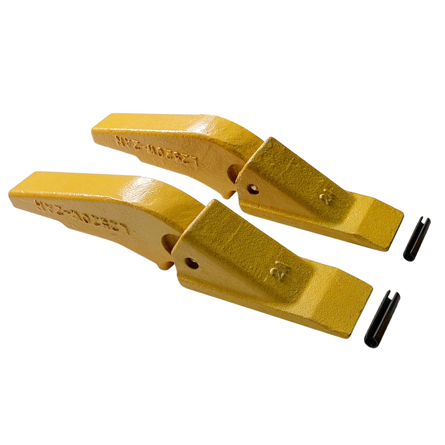 Weld-on Flush Mount L2520N-2AH Bucket Shanks 2A Bucket Teeth with Pins – 2 Set