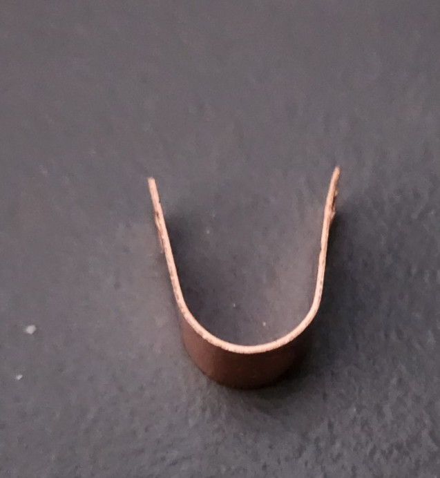 (50 Pcs) Robbins Lightning Copper Loop Clip (small)