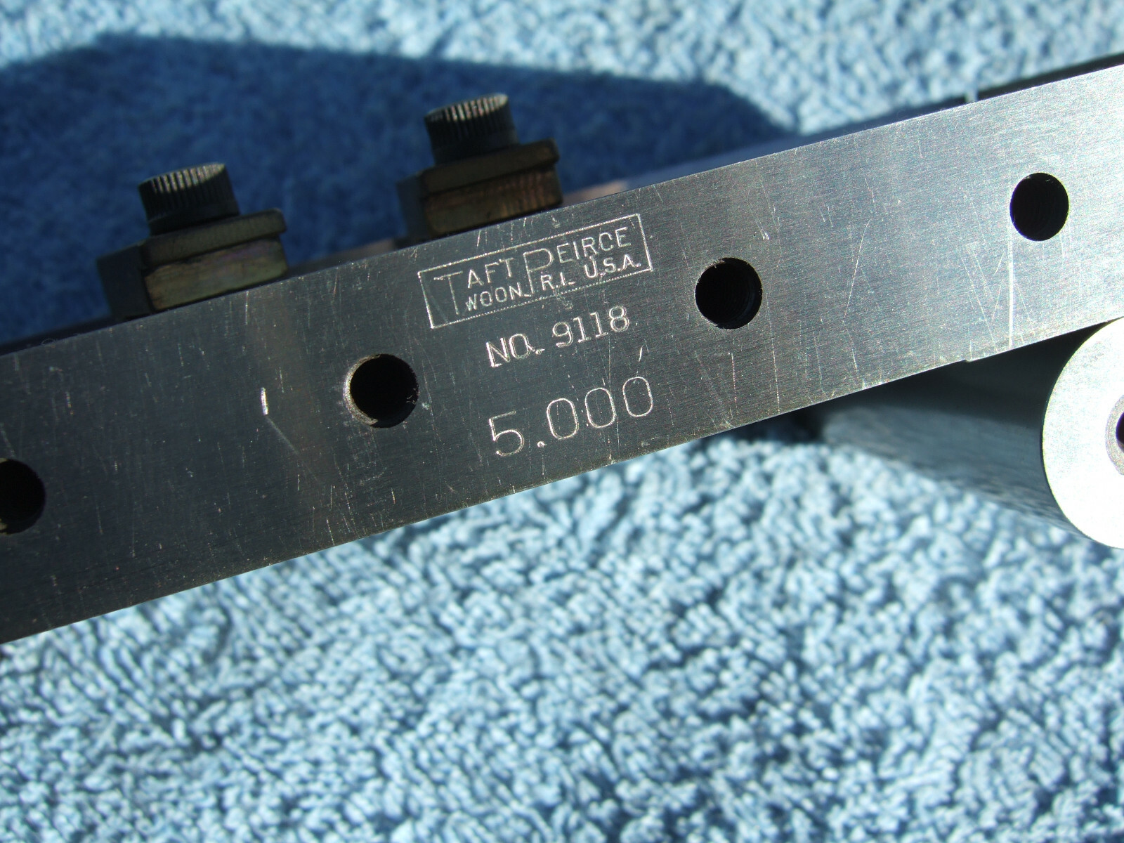 SINE PLATE TAFT-PEIRCE NO BOX 4 RAILS TOOLMAKER MACHINIST GRIND INSPECT EDM MILL