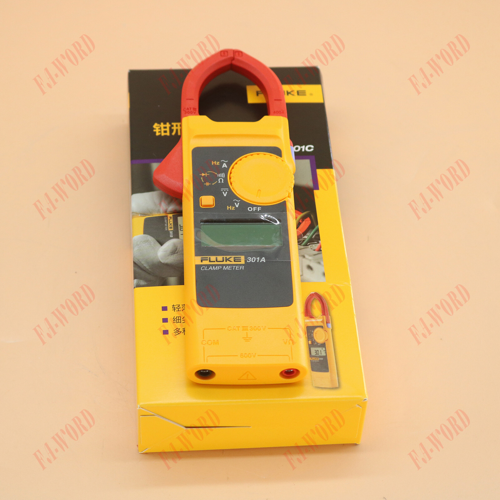 One Fluke 301A AC Digital Clamp Meter Voltage Tester Multitester New