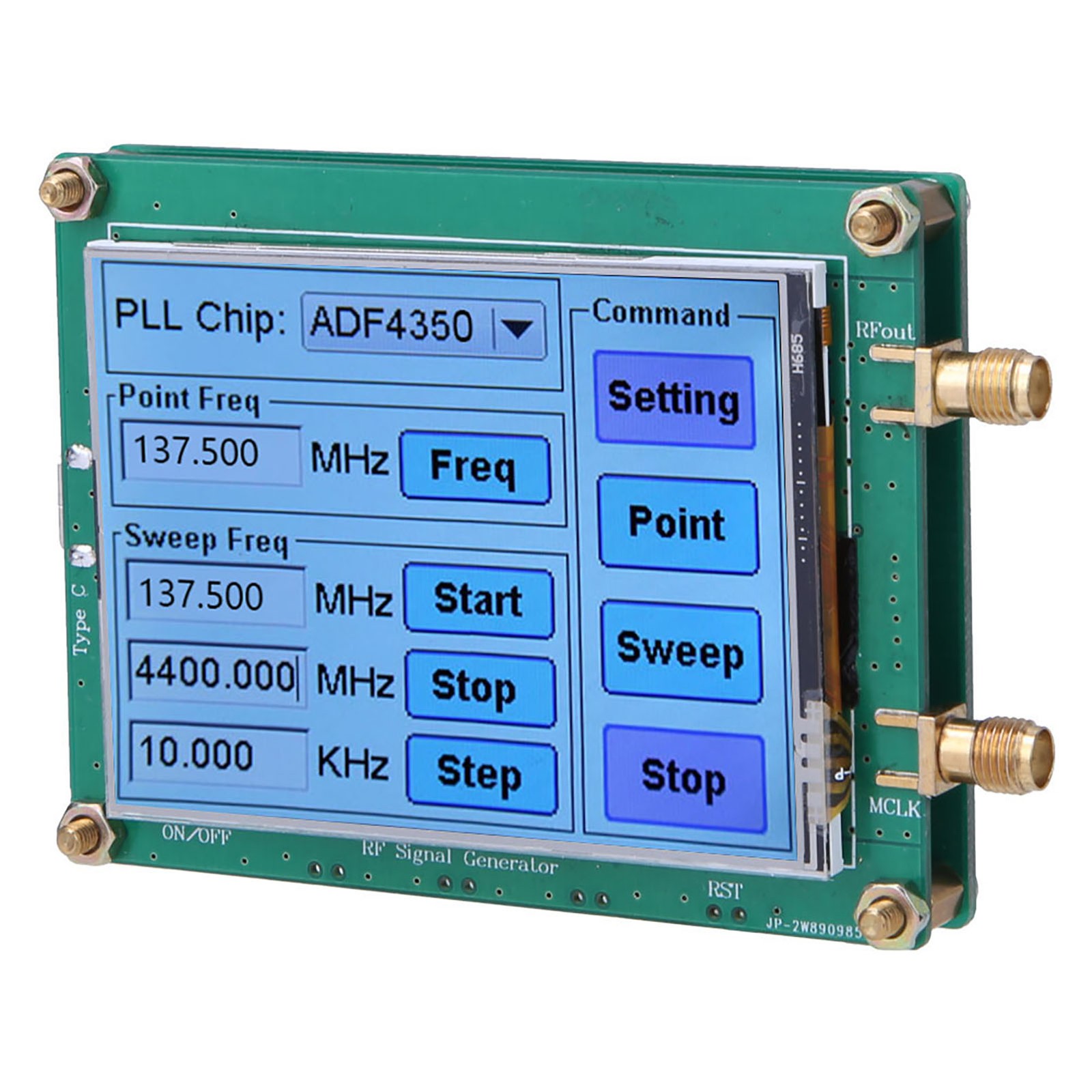 Signal Generator Full Touch Screen RF Sweep Frequency PC Control With Data