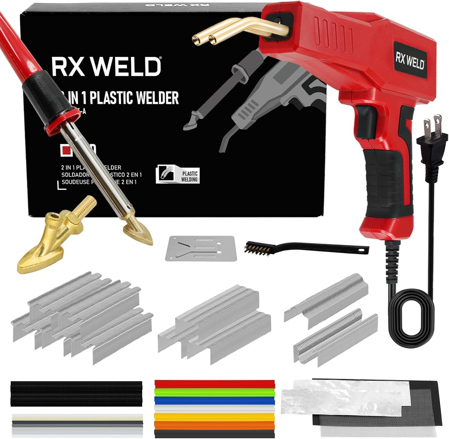Plastic Welder, 2 in 1 Welding Kit Repair Welder Kit 1000PCS Hot Stapler for …