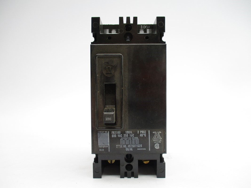 WESTINGHOUSE FB2100 600VAC 100A NSMP