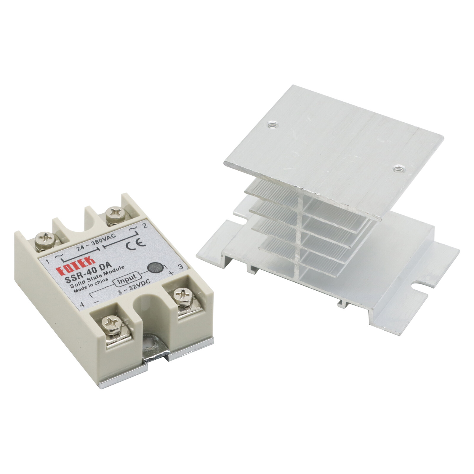 110-240VAC PID REX-C100 Temperature Controller SSR-40A Thermocouple Heat Sink US