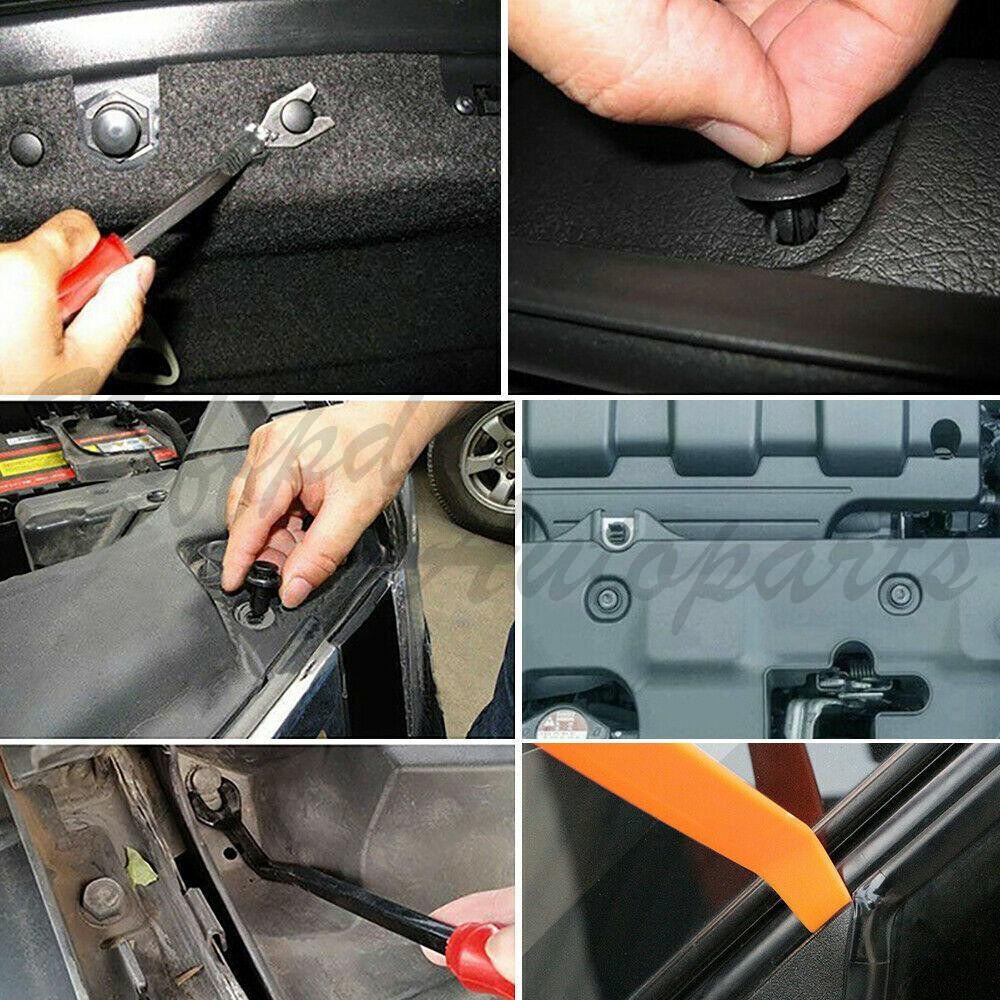 1101/1115/1295PCS Bumper Retainer Clips Car Rivets Fasteners Push Retainer Kit