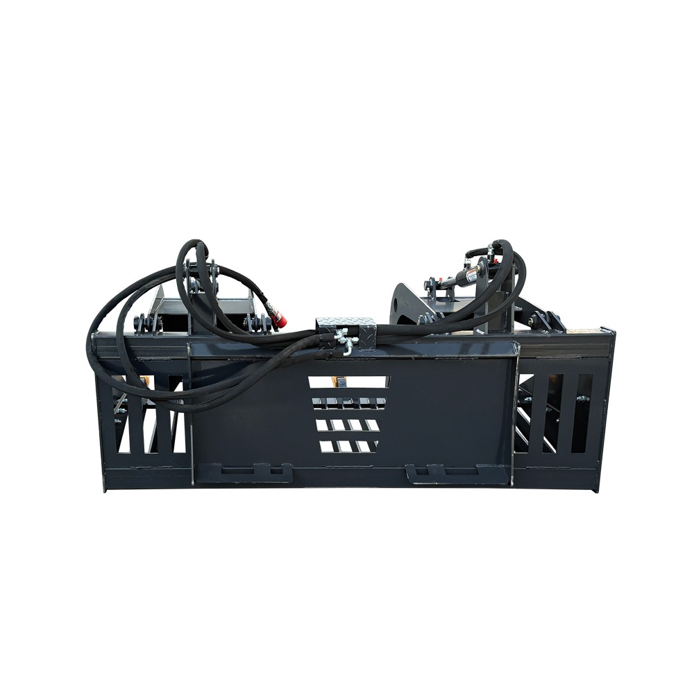 LandHonor 72in Skeleton Rock Grapple Rake Bucket w/ Teeth Skid Steer Attachments