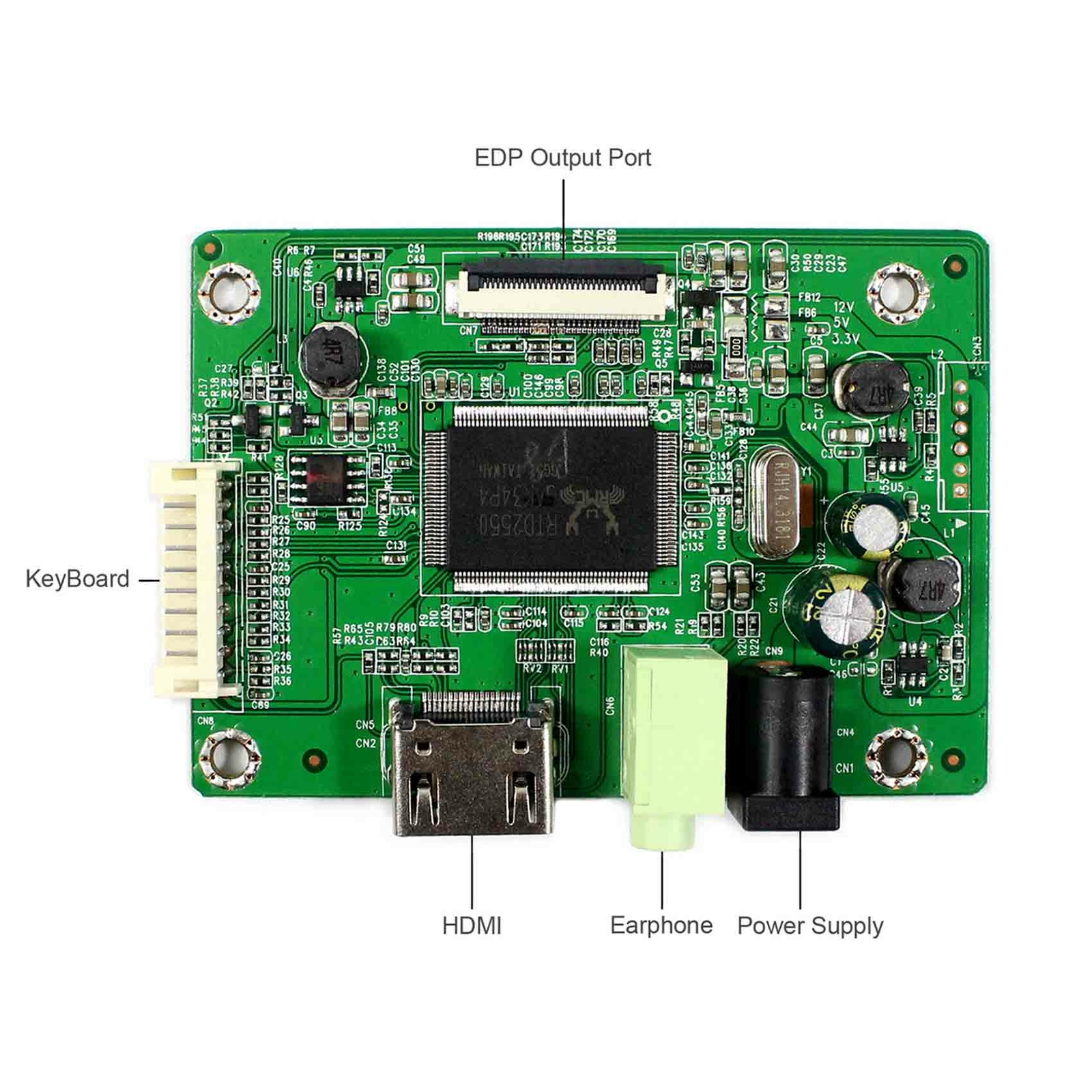 HD LCD Controller Board 13.3 in N133HSE-E21350nit 1920×1080 IPS LCD Screen