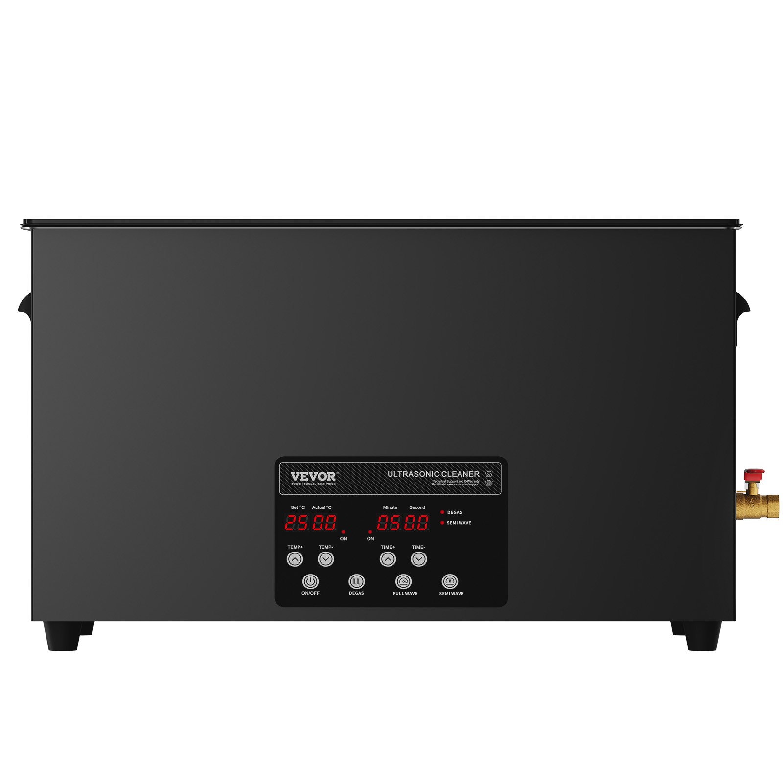 VEVOR Ultrasonic Cleaner 30L Cleaning Machine with Timer Heater & Basket 600W