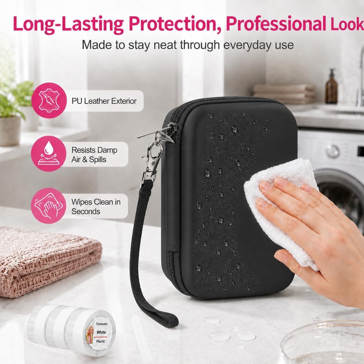 Elegant EVA Hard Case for Phomemo & Compatible Label Makers – Travel Ready