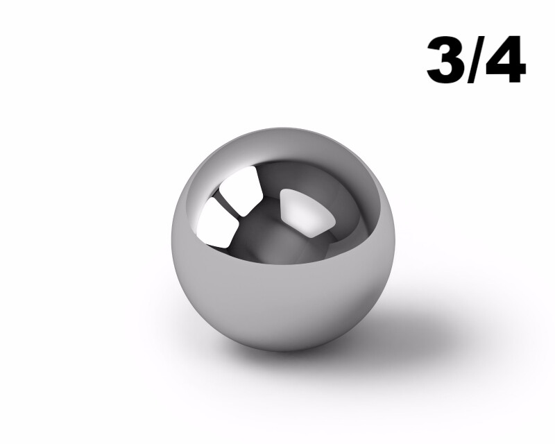 100 3/4″ Inch G500 Utility Grade Carbon Steel Bearing Balls