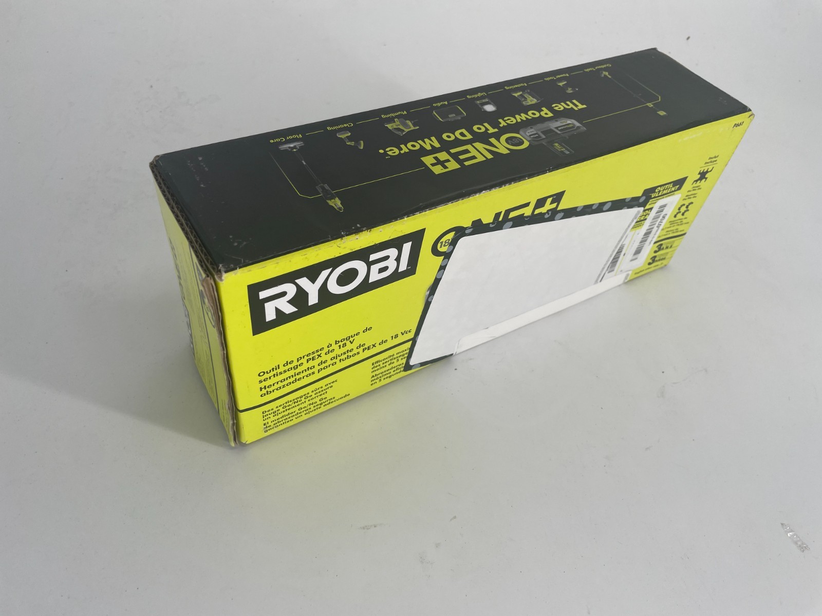 RYOBI P661 18-Volt PEX Crimp Ring Press Tool (Tool Only)