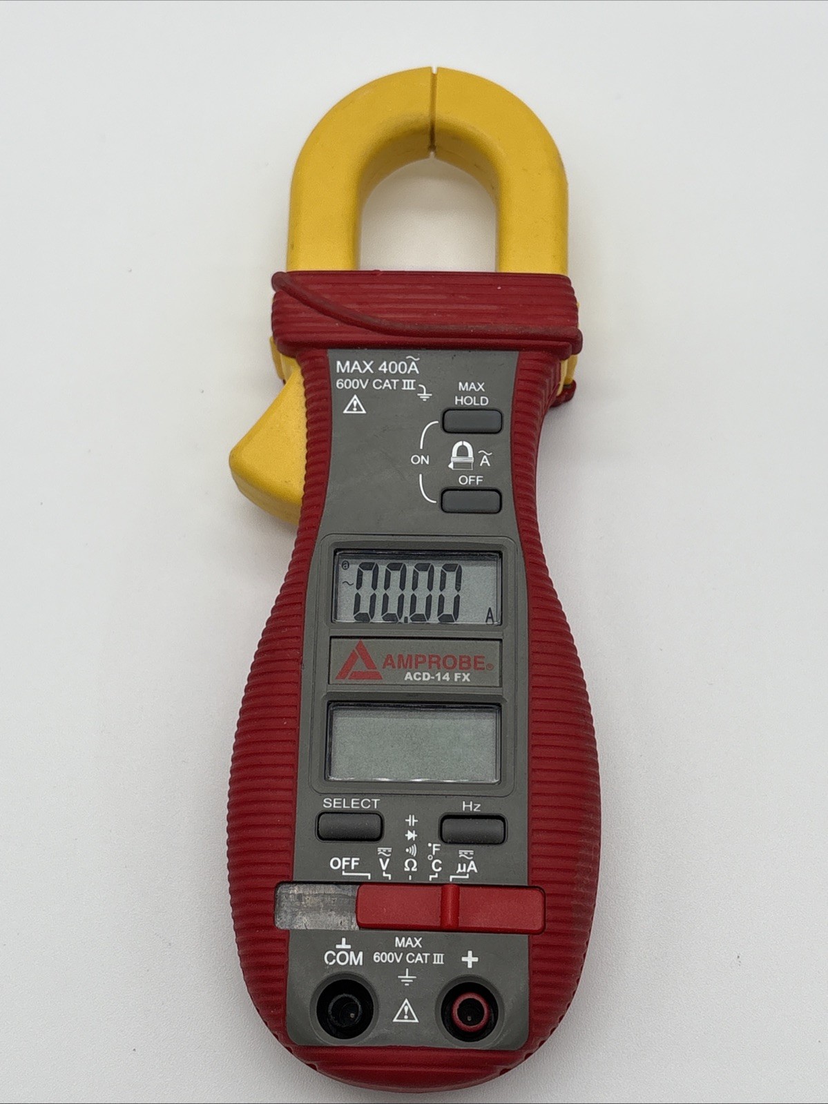 Amprobe ACD-14 FX Clamp Multimeter 400A CAT III 600V Digital Data Hold Only