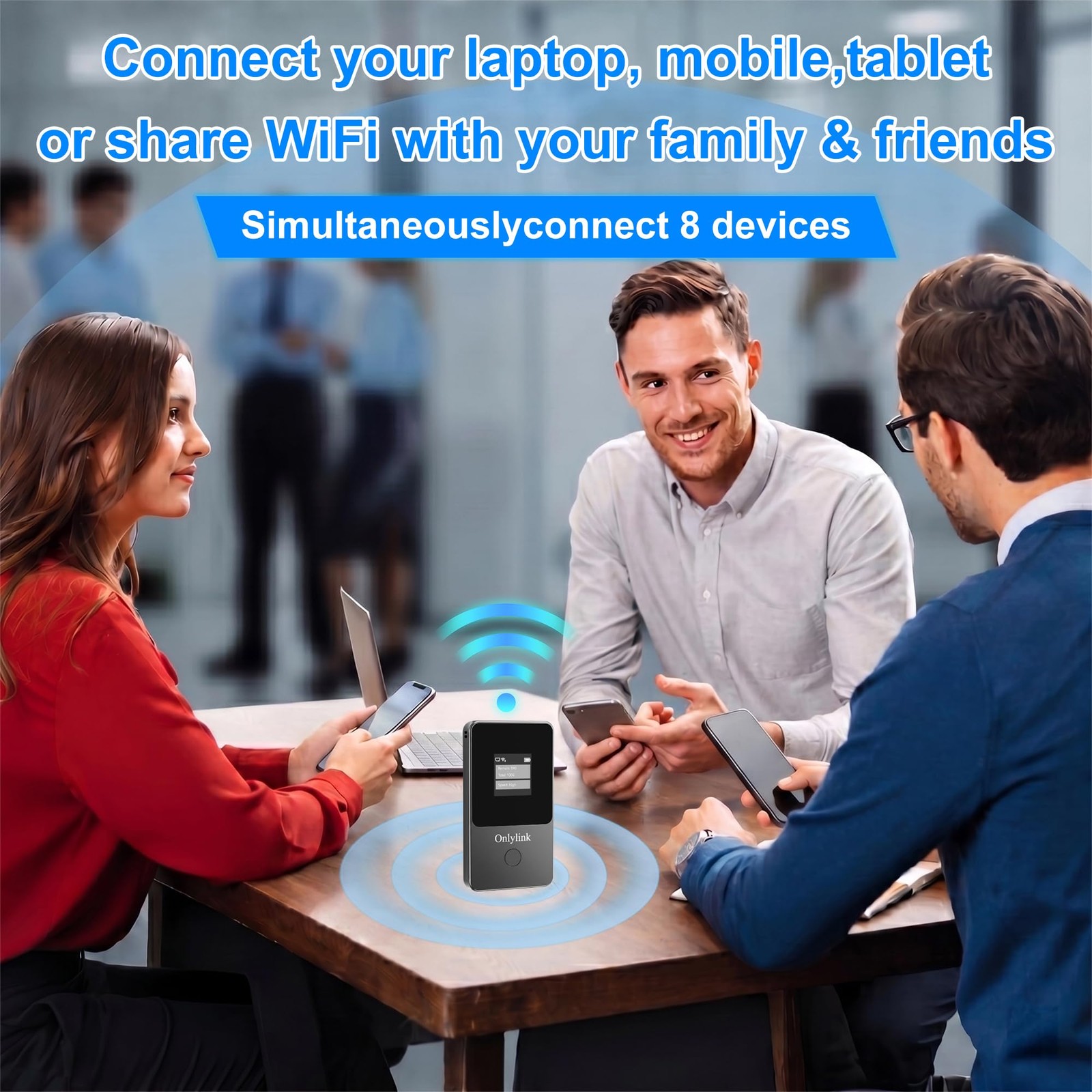 4G LTE Mobile Hotspot, No SIM Card or Contract Required,Portable WiFi Hotspot…
