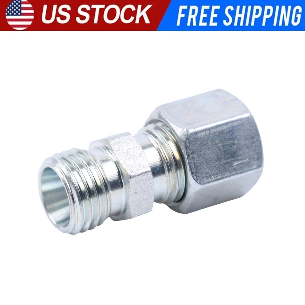 Hydraulic Flow Control Fitting,Mini Excavator,AGT,Inline,M14,SS,Reduce Jerkiness