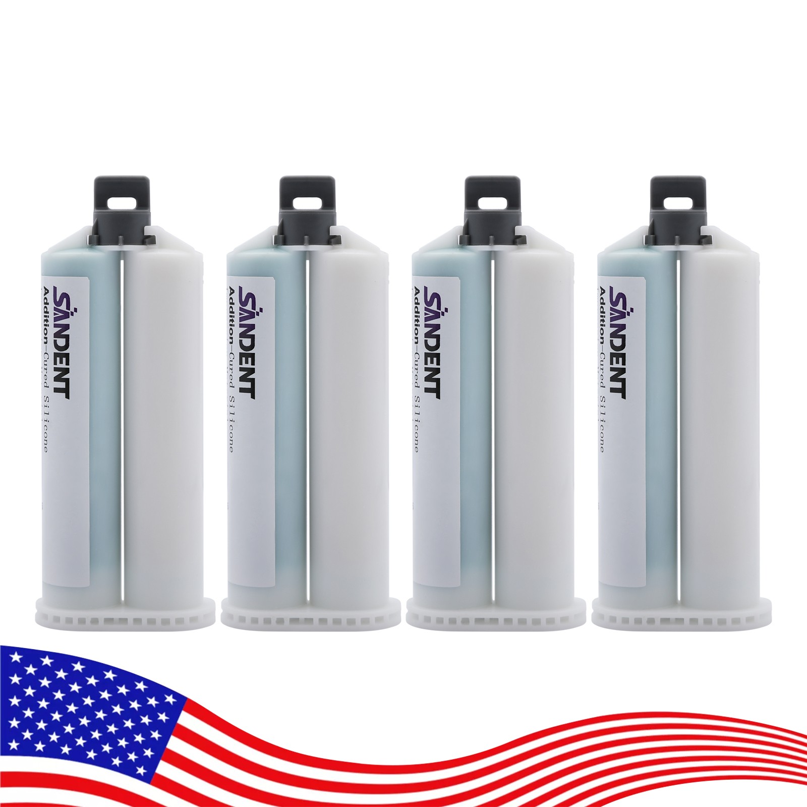4 x Heavy Body Regular Set Dental Vinyl Polysiloxane Impression Material VPS PVS