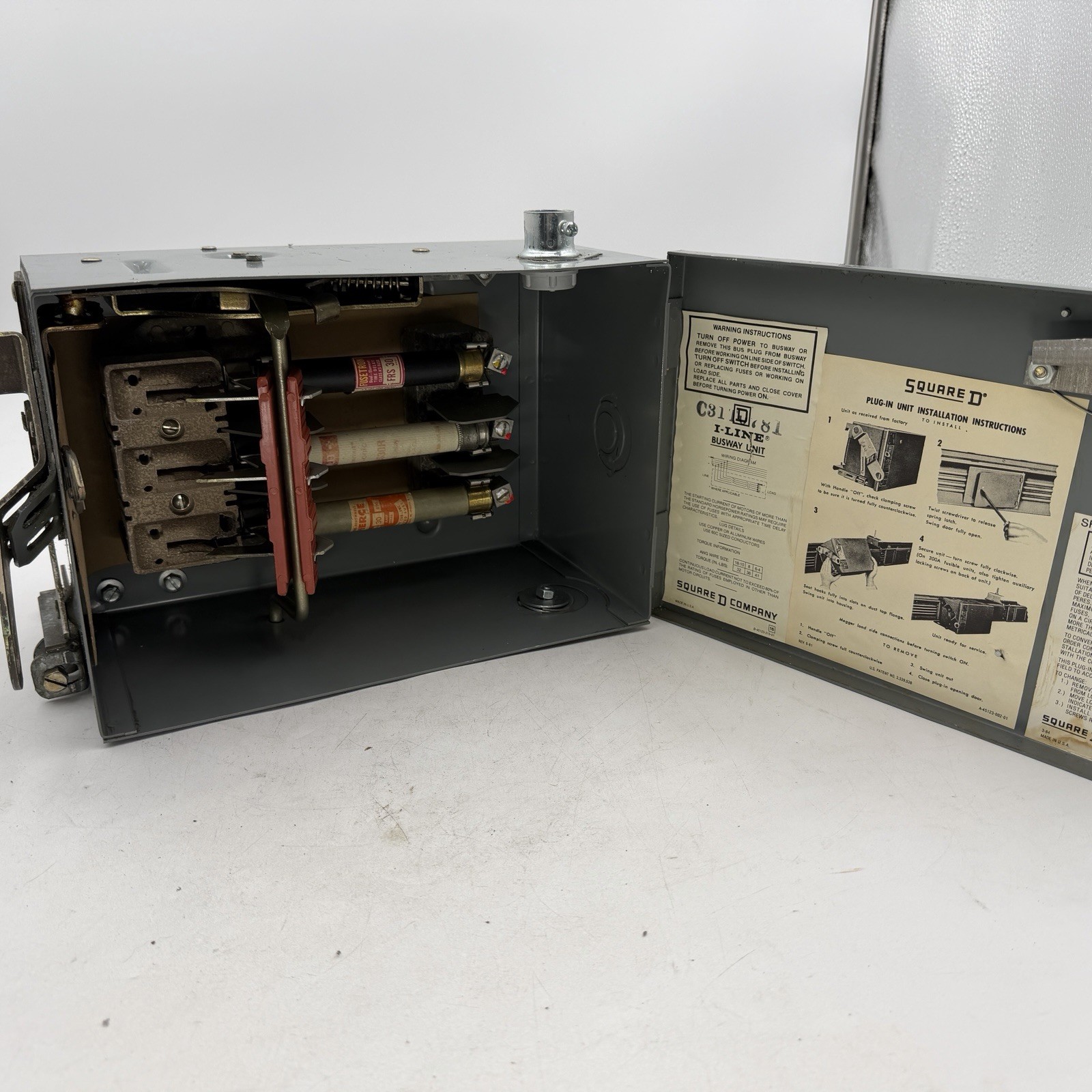 SQUARE D PQ-3603G SER. 3 600VAC 30A UNMP 3 Phase with Fuses