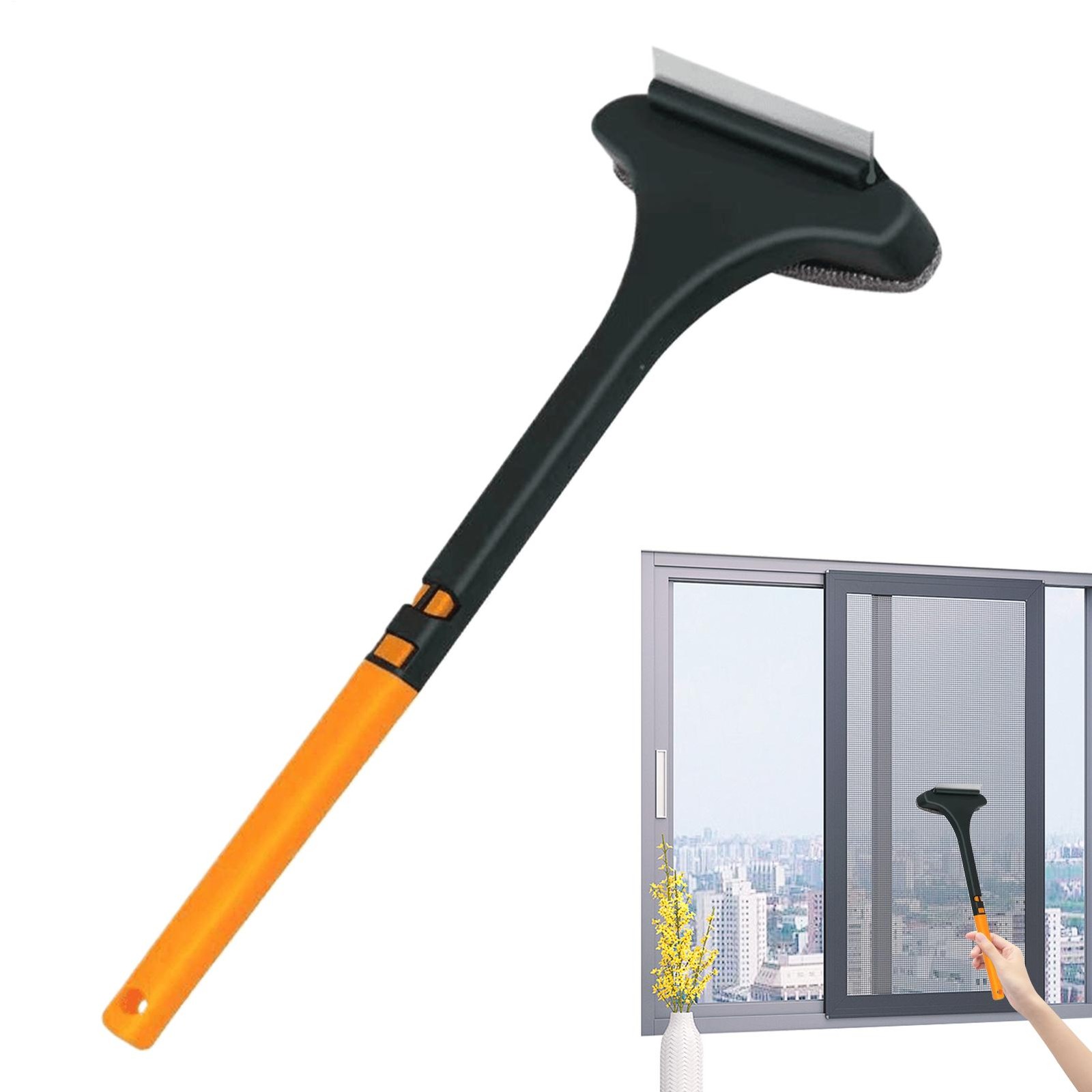 2 in 1 Multifunctional Clean Brush Glass Brush Household Clean Dust Brush Window