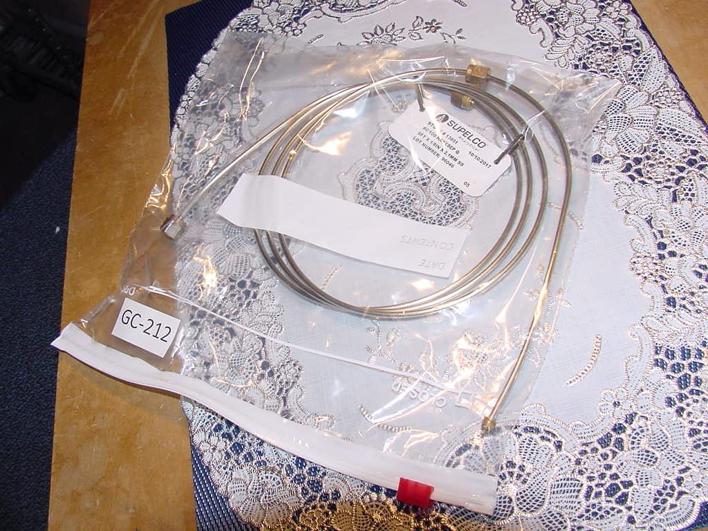 Supelco 13801, 80/100 HayeSep Q 6 Foot x 1/8 Inch X 2.1MM Stainless Steel, NEW!