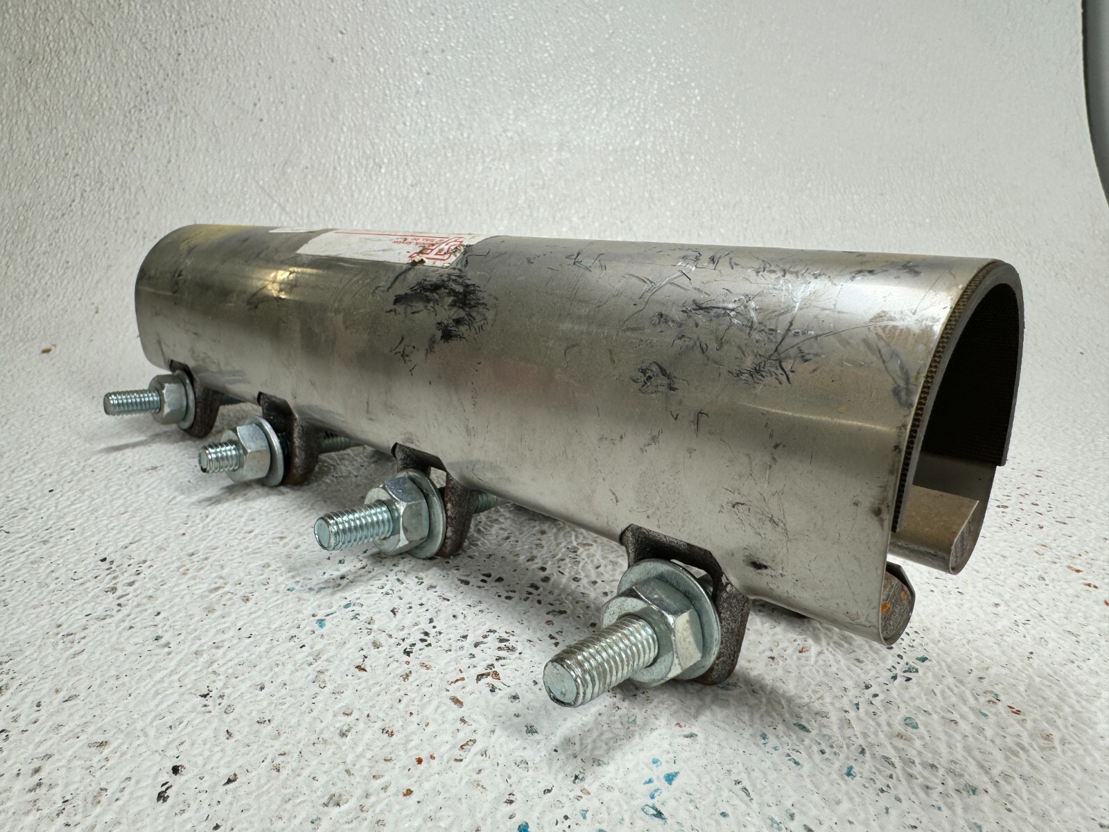Pipe Repair Clamp 1-1/2″ (1.90 OD) x 12″ Long, Partial Coverage, Stainless Band