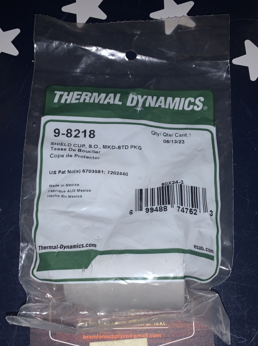 NEW Genuine Thermal Dynamics 9-8218 Plasma Cutter Shield Cup FREE SHIPPING