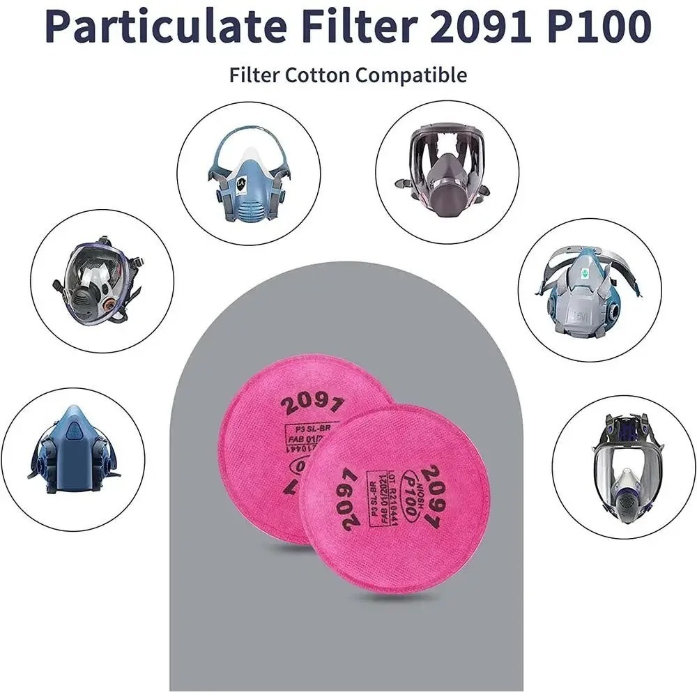 Half Face Respirator Mask P100 Particulate Welding Painting Dust Construction US