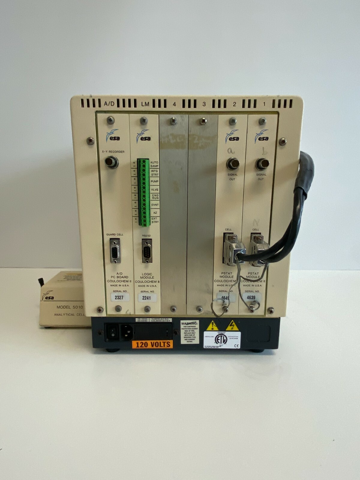 ESA COULOCHEM II 5200A Electrochemical Detectorw/ 5010 Analytical Cell