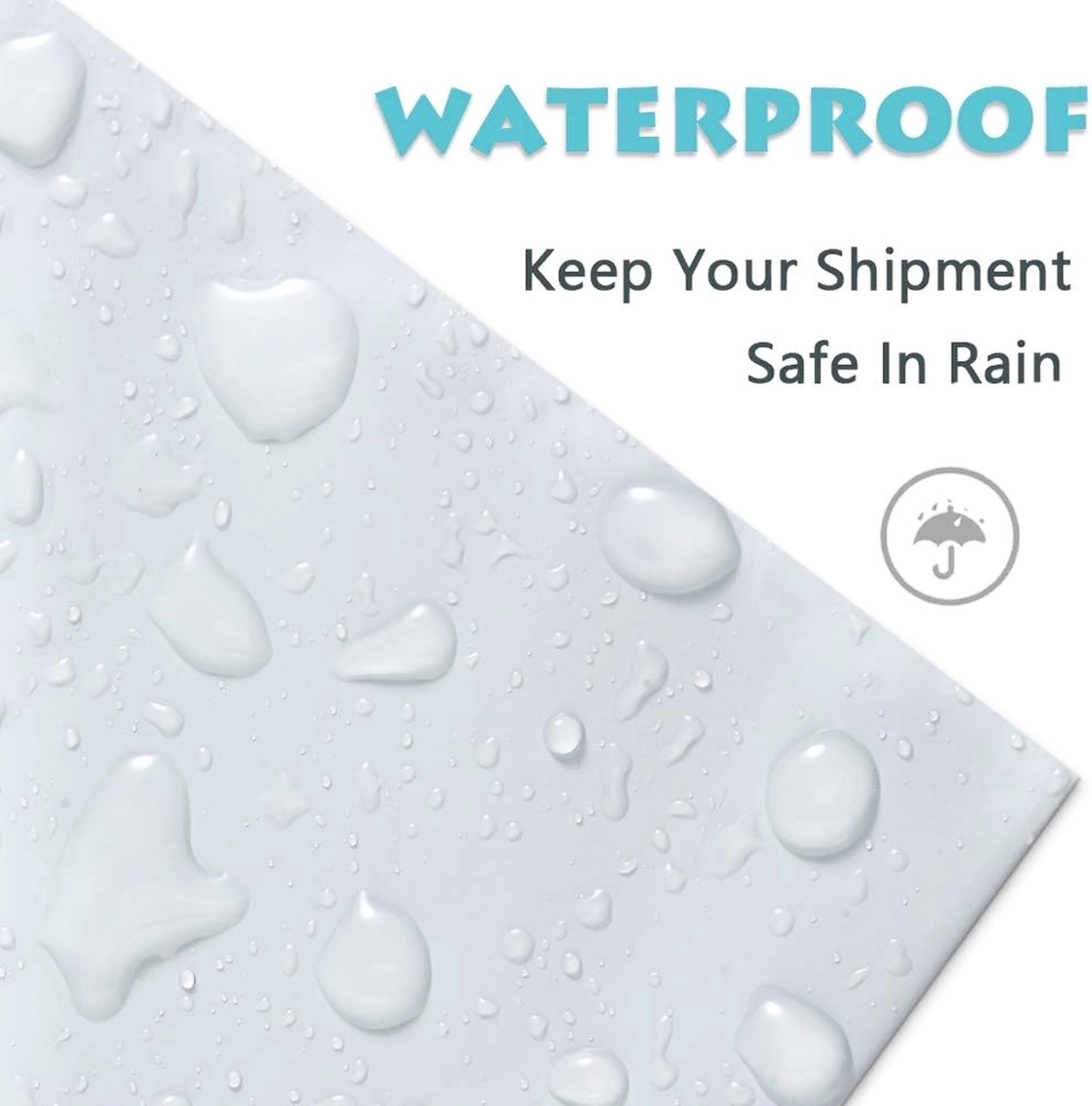 «50 COUNT» LARGE POLY MAILERS 19″x24″ White, SELF SEALING SHIPPING BAGS, 2.5 MIL
