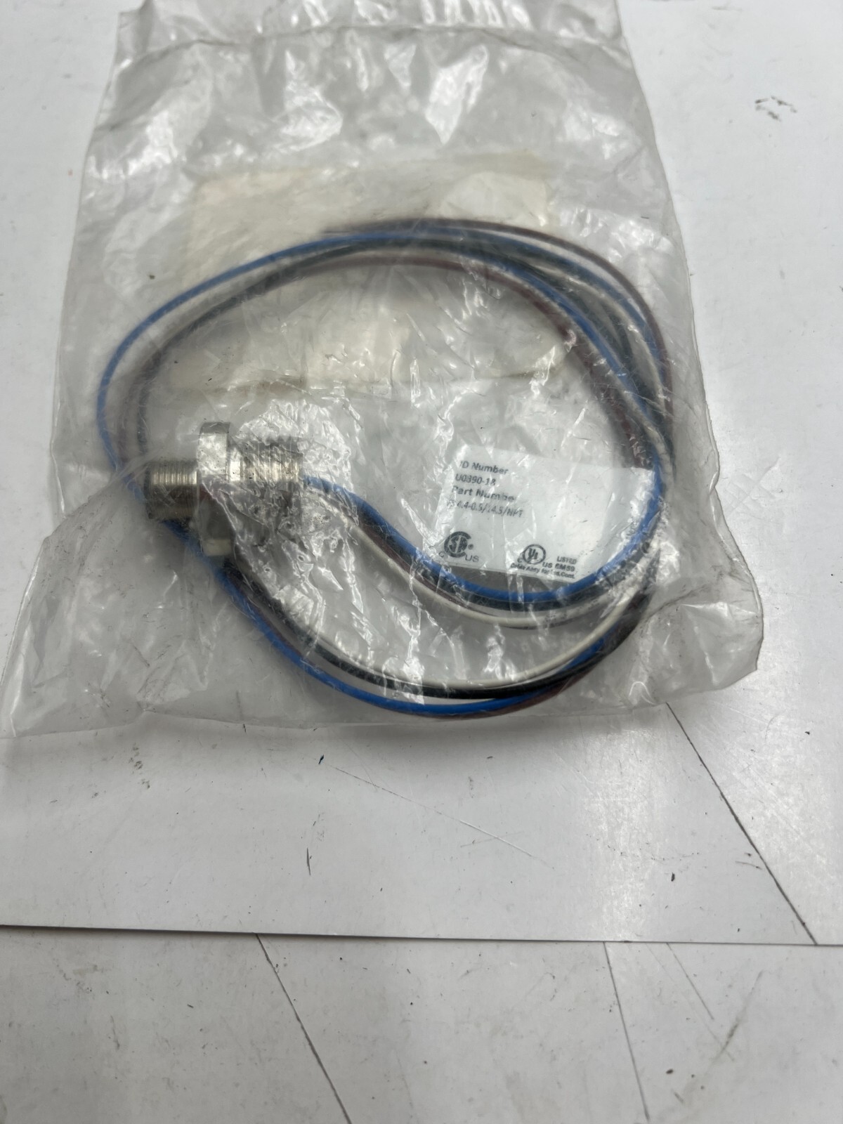 TURCK FS 4.4-0.5/14.5/NPT ID NUMBER U0890-18 Replacement Connector