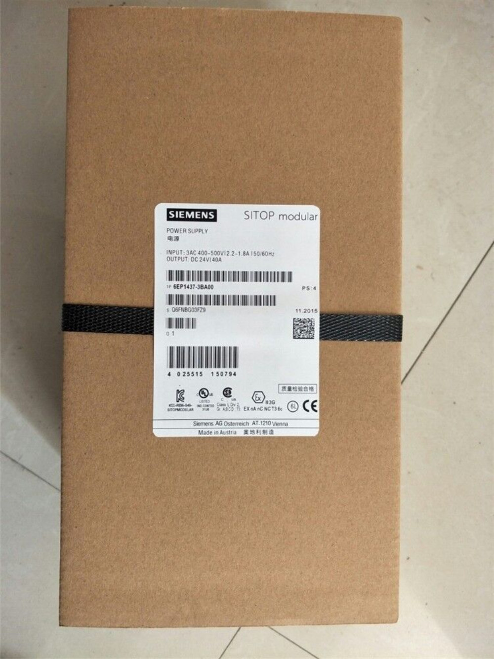 Siemens 6EP1437-3BA00 New SITOP Power Supply in Box 6EP14373BA00