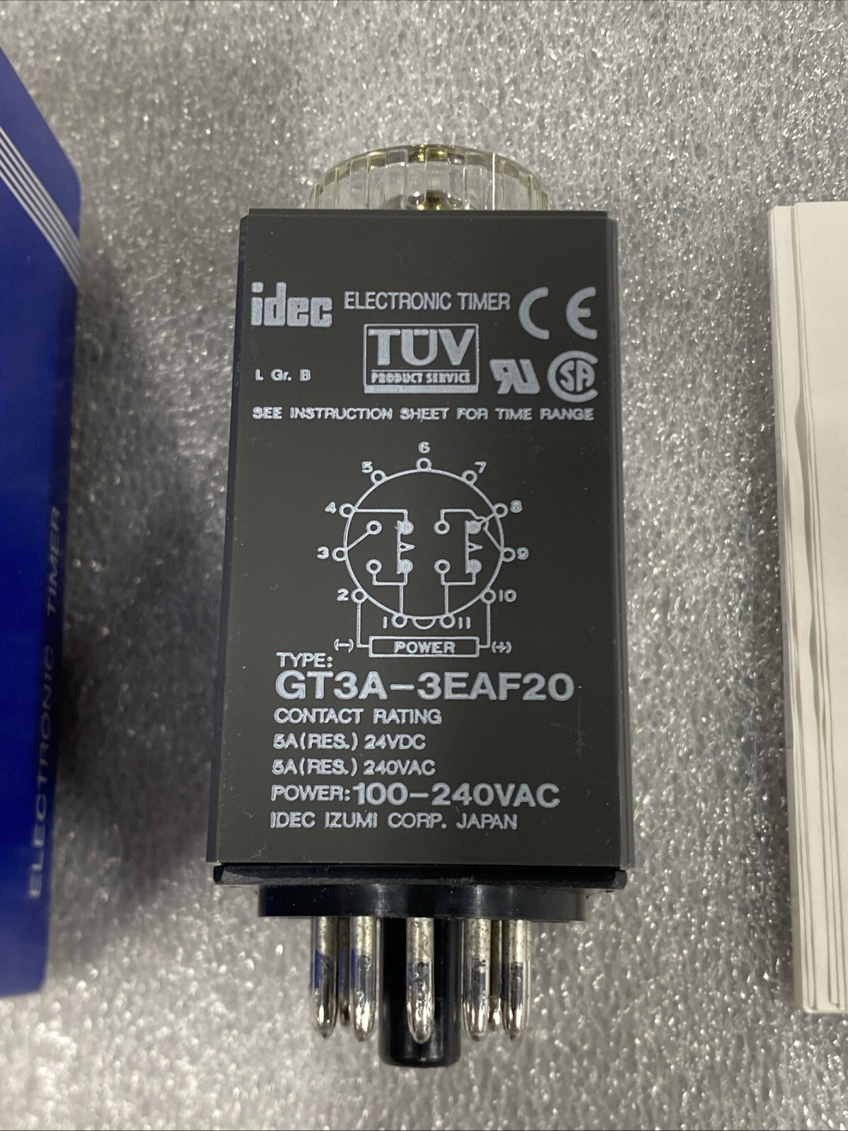 Idec Gt3a-3eaf20 Time Delay Relays 120-240vac