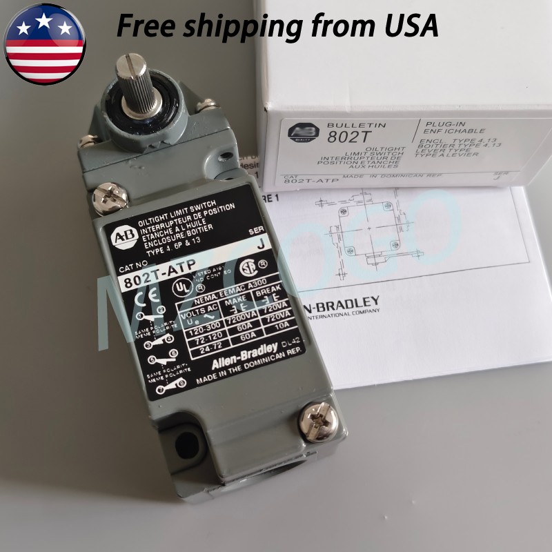 New For Allen Bradley 802T-ATPD OilTight Limit Switch Series J NIB 802TATPD