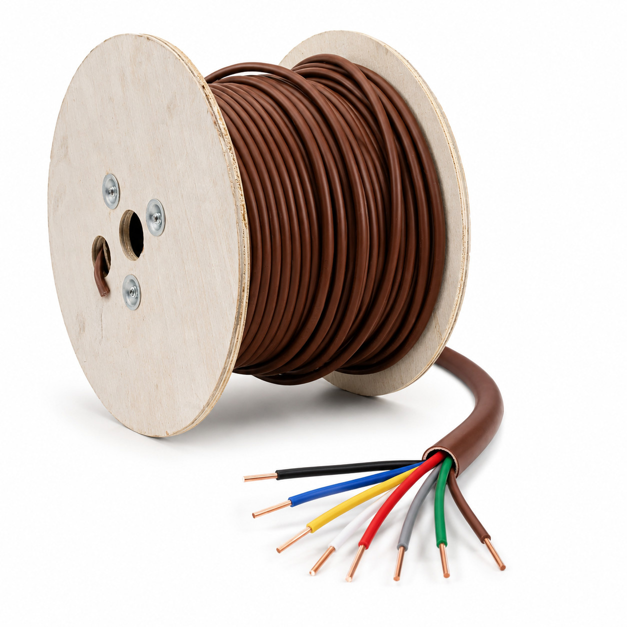 18/8 Thermostat Wire 250FT CL2 18AWG Solid CCA HVAC Alarm Control Cable