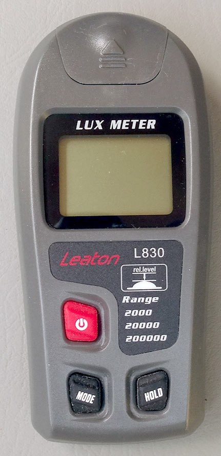 Leaton L830 Digital Lux Meter Light Meter 2000/20000/200000 Range