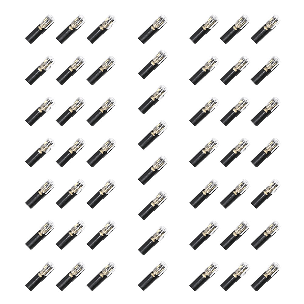 50PCS Plug-In Quick Wire Connector Kit 1-Pin Reusable Clamp Terminal Block Tool