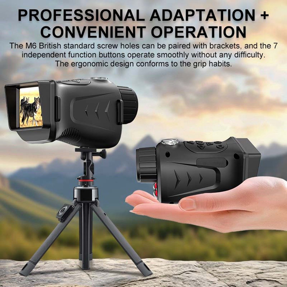 4K Night Vision Monocular with Rechargeable, 18x Digital Verg4693