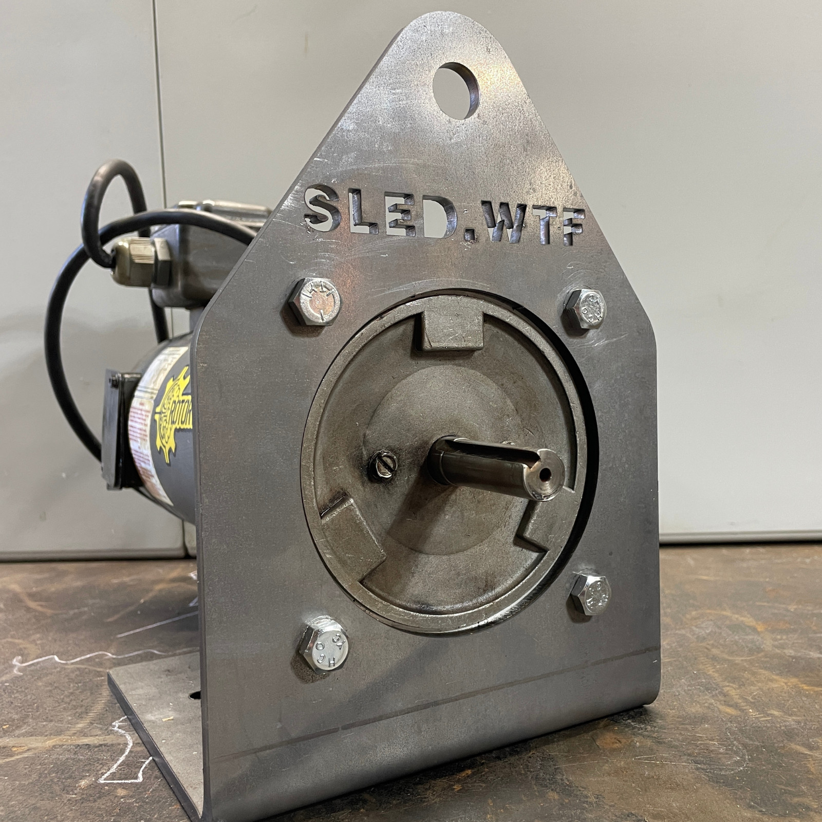 Universal NEMA 56C Motor Mount | Heavy Duty Baseless Stand | Test Rig