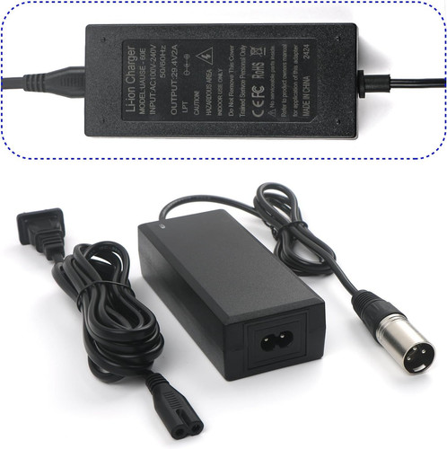 29.4V2A 3 pin XLR Charger Replacement for Lithium Battery Charging and…