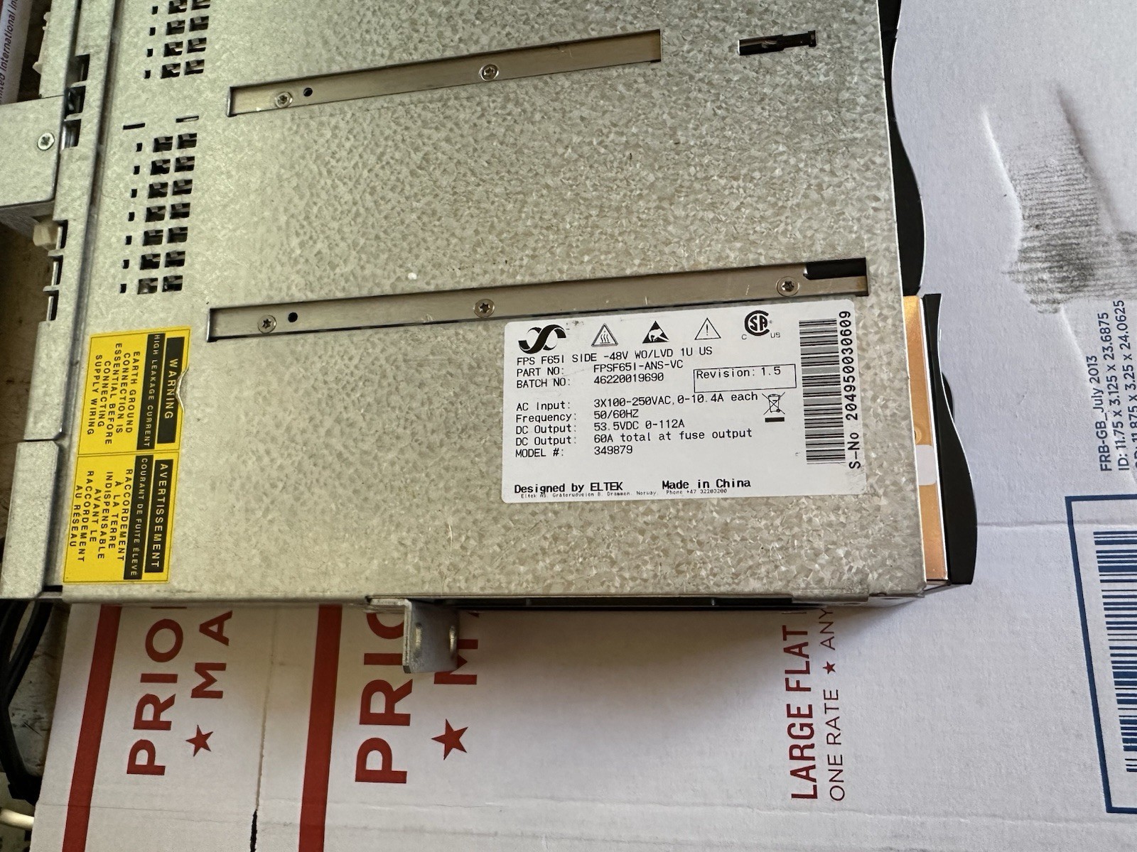 Flatpack S FPSF65I-ANS-VC+ Controller+(2) 48/1000 HE