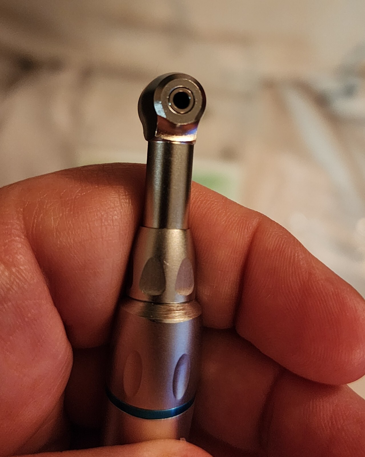 Denshine 180046 2 Hole Dental Slow Low Speed Handpiece Push Button Type E
