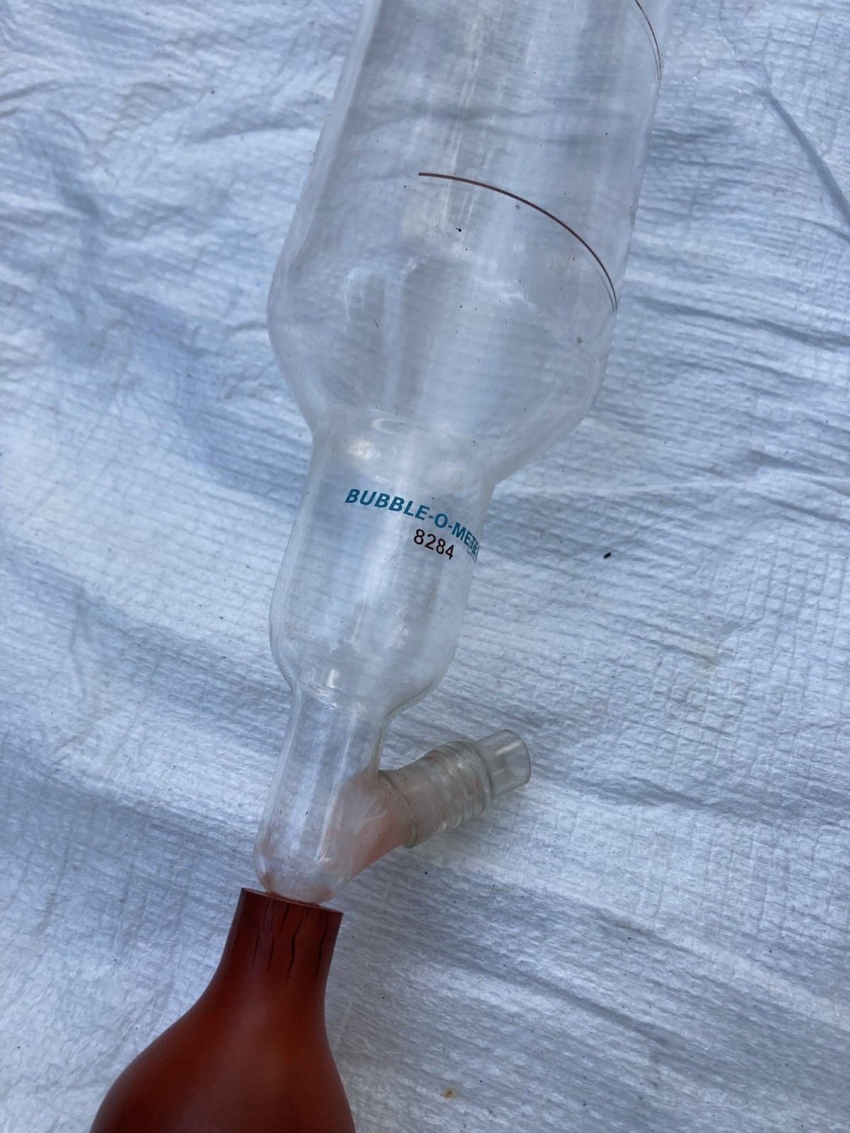 Bubble-O-Meter 8284, 8250 Glass Laboratory Flow Meter 1000ml, 5000ml