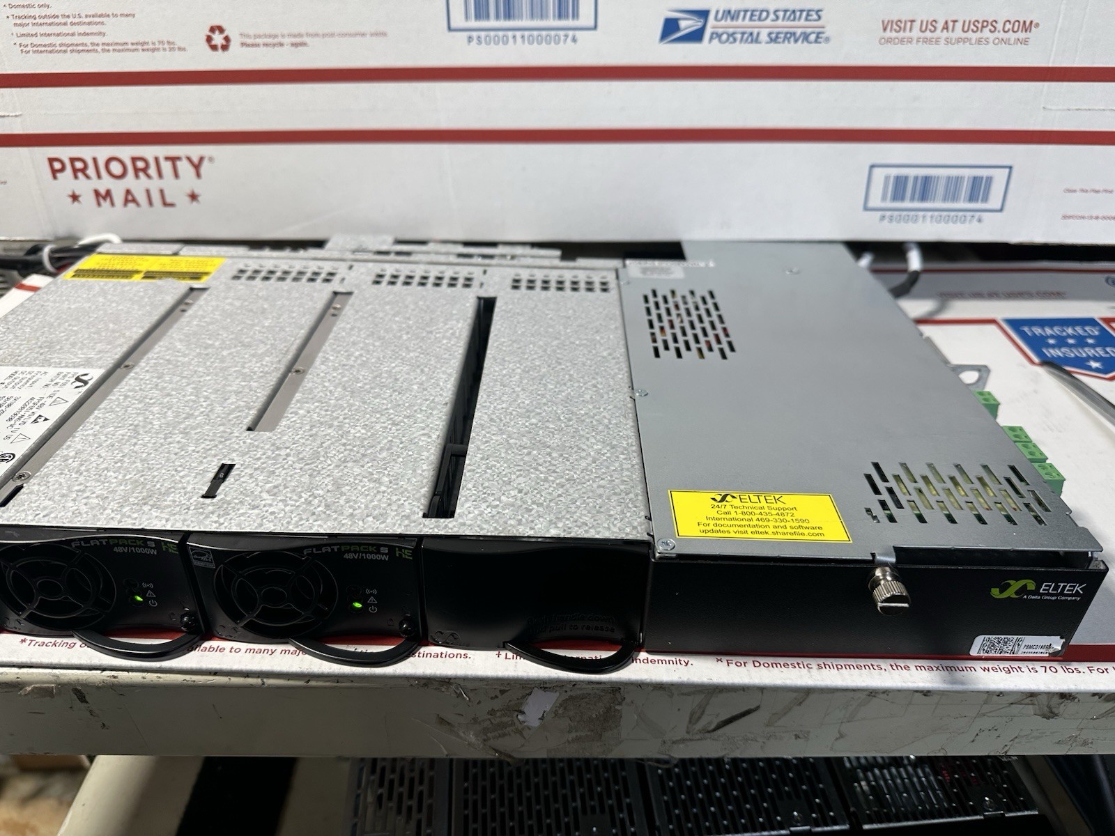 Flatpack S FPSF65I-ANS-VC 48V Basic 1U No LVBD+Controller+(2) 48/1000 HE