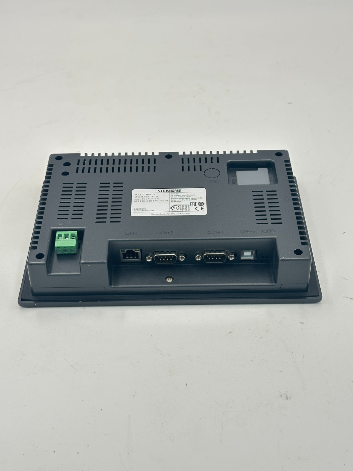 Siemens POL8T1.70/STD S55626-H817-A100 HMI Touch Screen Terminal 24VDC Tested