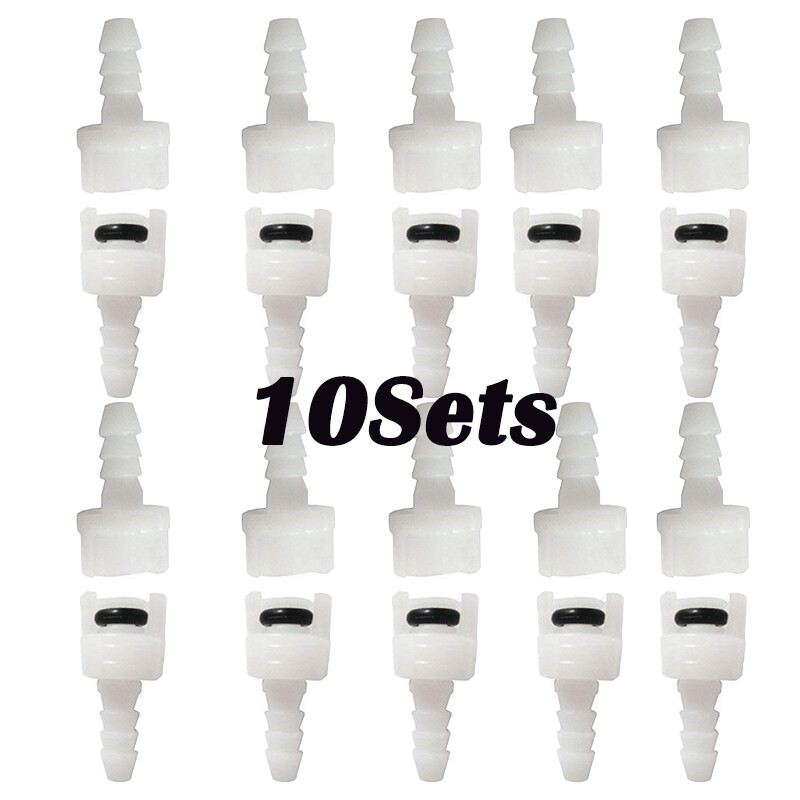 10 Sets Quick Connect NIBP Cuff Air Hose Connector GE Male+ Female Connectors us