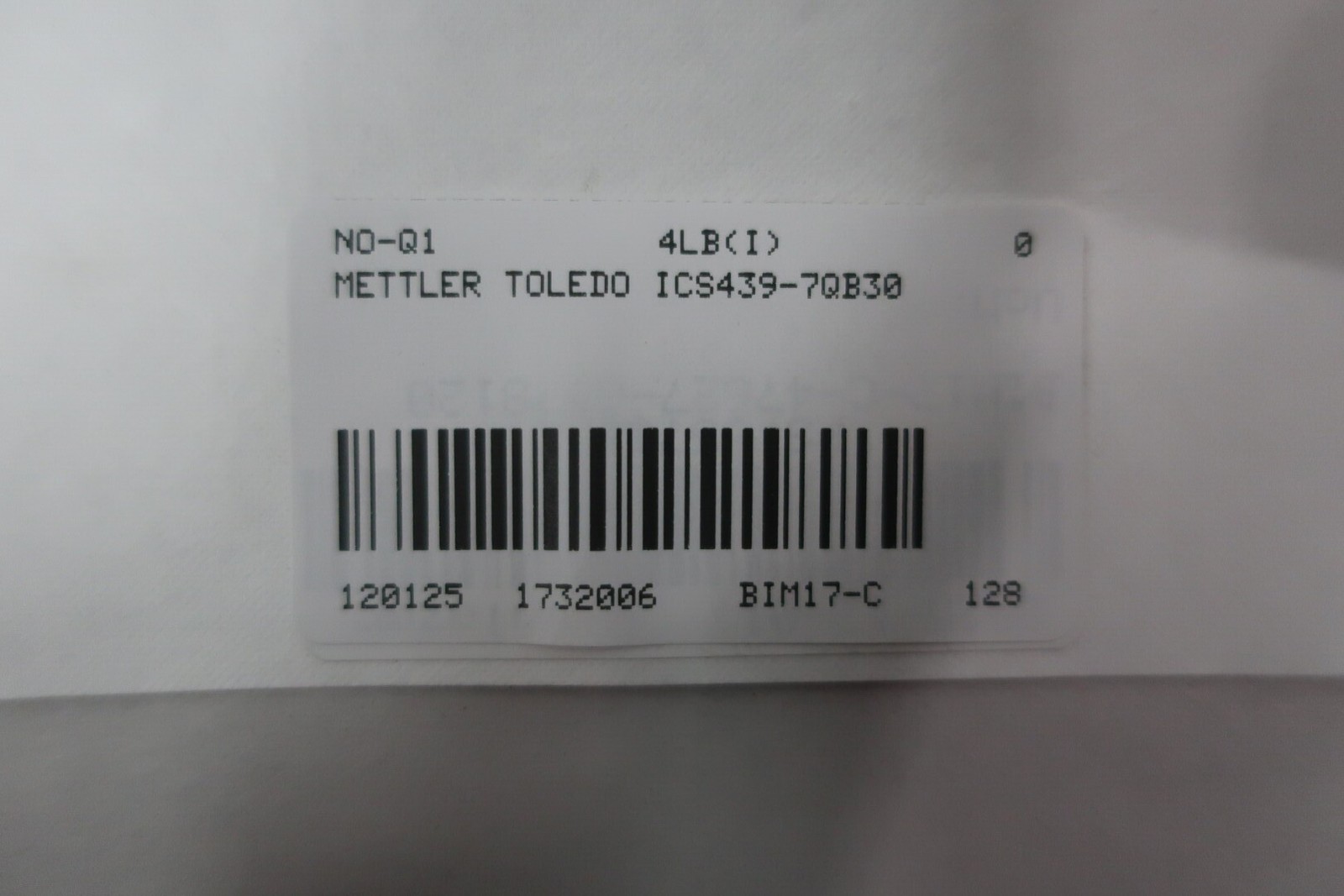 Mettler Toledo ICS439-7QB30 Digital Scale Termial