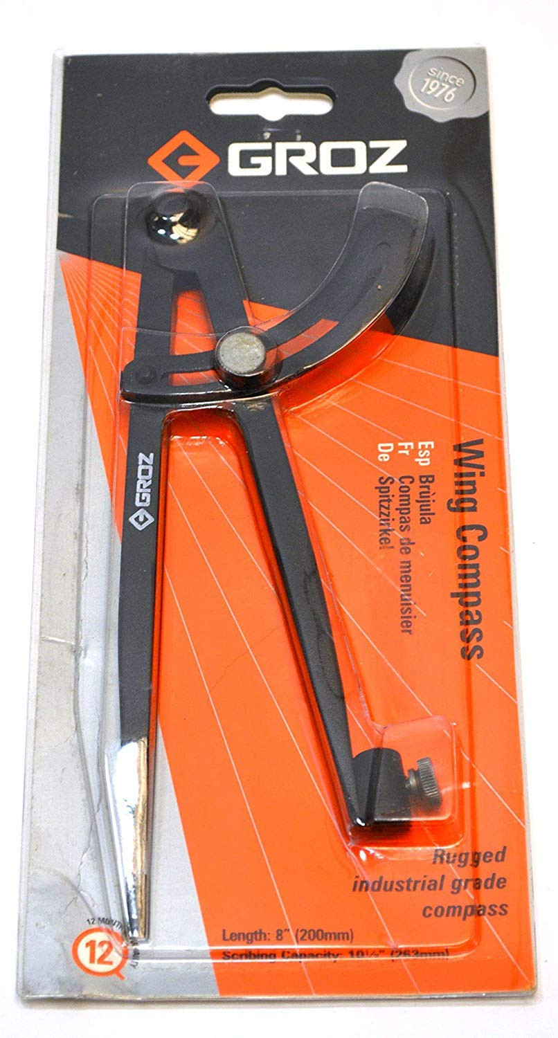 01551 8″ Wing Compass, Powder Coated Finish