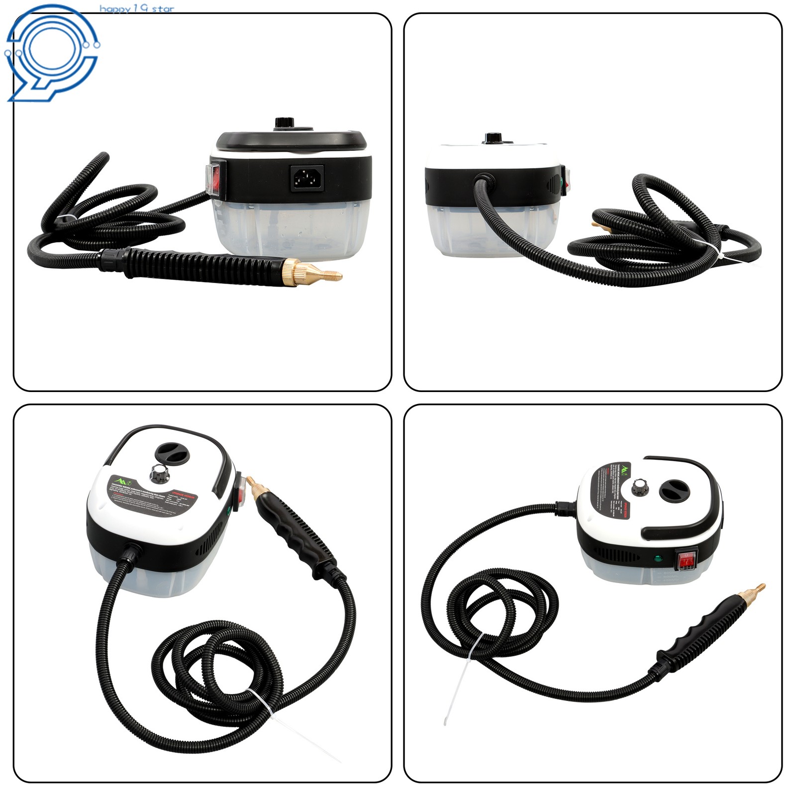 Steam Mop & Cleaner 2500W for Hardwood Floors & Auto Detailing Accessories