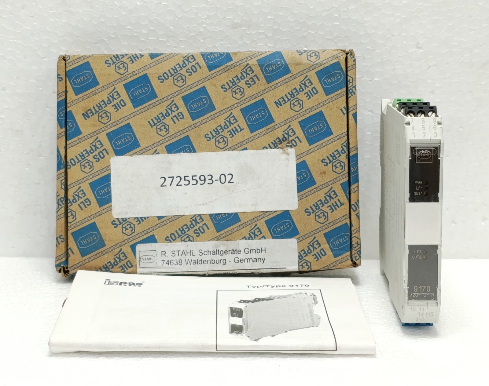 R. STAHL 9170/20-10-11s Switching Repeater 2-Channel 24VDC ISpac Relay NIB